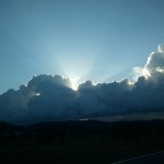 It was trying to be sunny...